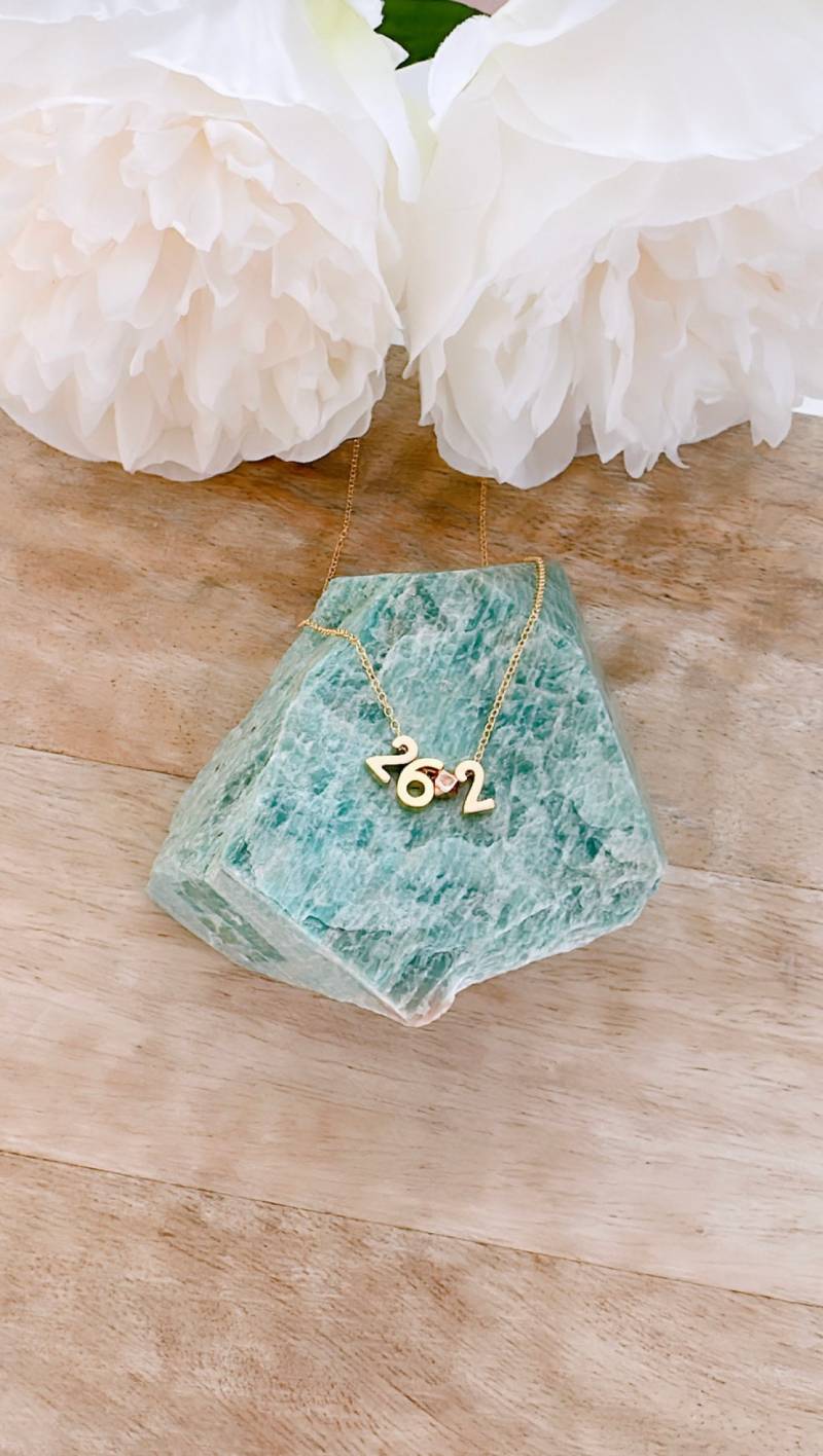 Personalisierte Marathon-Halskette Sterling Silber 26.2 Runner Gift von AvaHopeDesigns