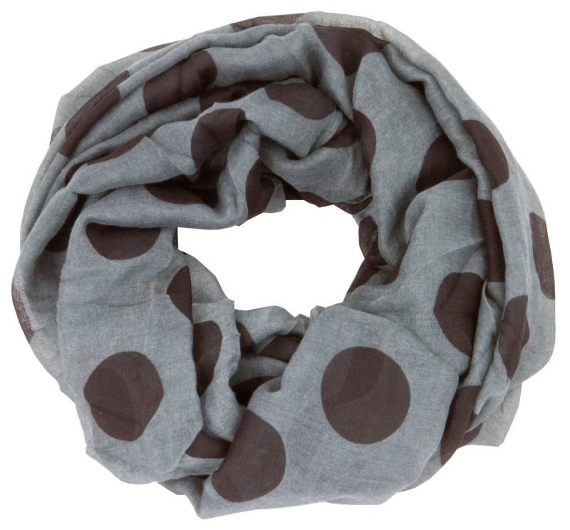 AvaMia Modeschal 4582-Punkte Loop Schal Schlauchschal mit Punkte gemustert, 80 x 170 cm von AvaMia