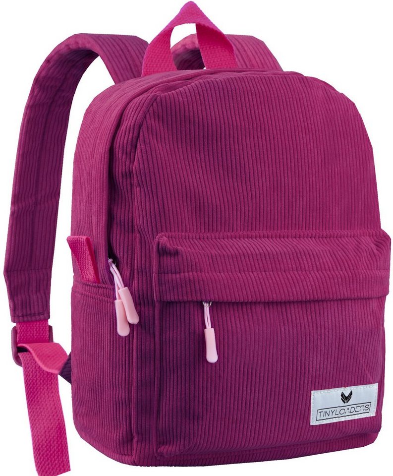 AvaMia Schulrucksack Damen Schüler Rucksack Kord Backpack Daypack Citytasche Arbeit Schule, Damen Rucksack, Innentasche, PFC-frei, Robuste Zipper, Kordrucksack von AvaMia