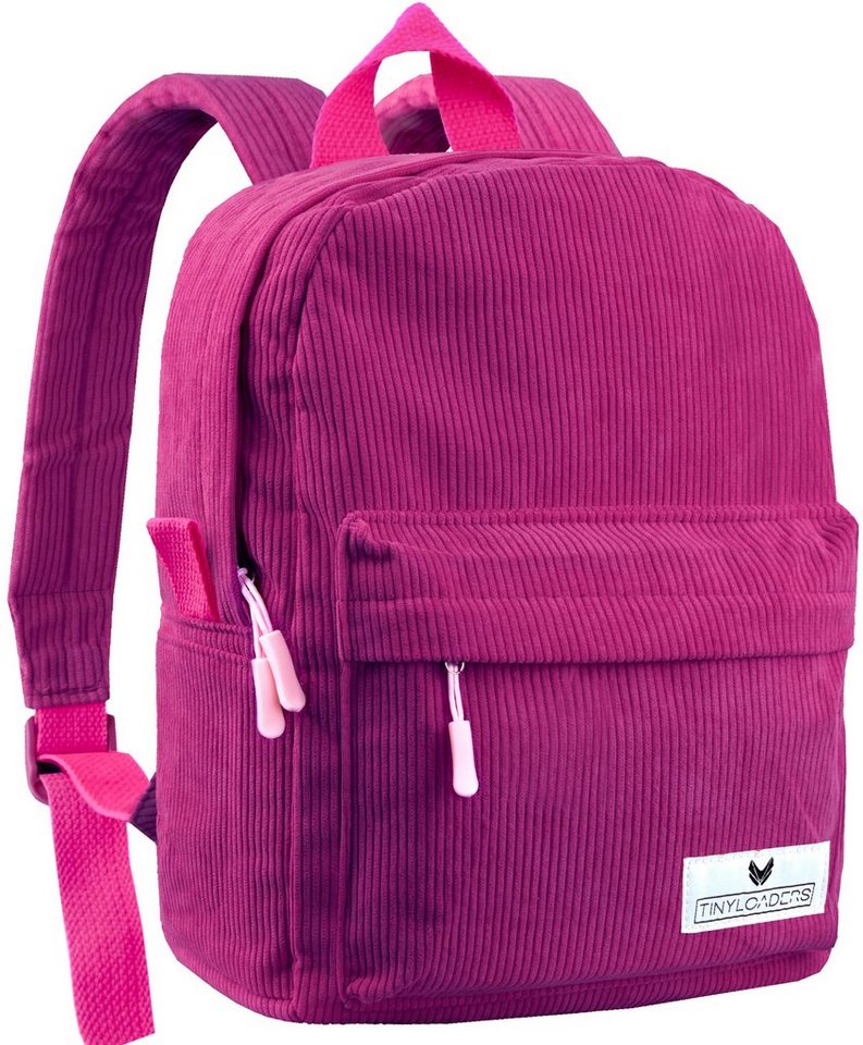 AvaMia Schulrucksack Damen Schüler Rucksack Kord Backpack Daypack Citytasche Arbeit Schule, Damen Rucksack, Innentasche, PFC-frei, Robuste Zipper, Kordrucksack von AvaMia