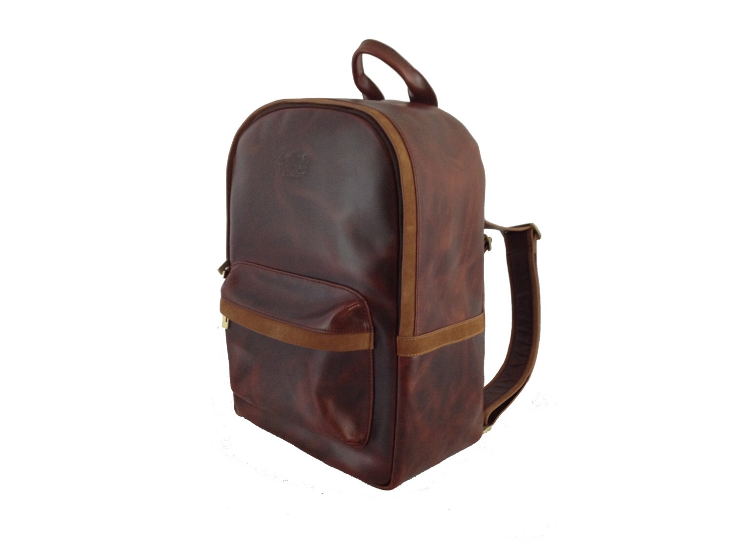 Handgemachte Antik Leder Rucksack von AvalloneLuxury