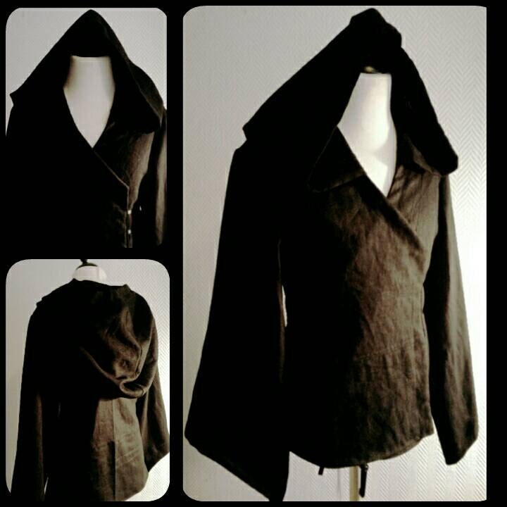 Die Abgebildeten Elemente Sind Verfügbar Leinen Tunika Mit Capuchon, Erlf, Starwars, Sith, Jedi, Rider, Middeleeuws von AvalondesignsNL