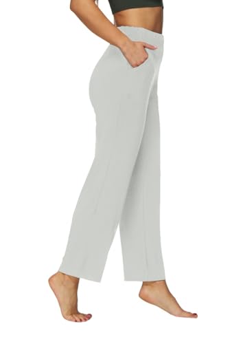 Avamiqamelli Damen Weite Hose Stretch Jogginghose Sporthose Lang Yogahose mit Taschen Bequem Wide Leg Große Größen Freizeithose av61 Grau 52 Reg Avamiqamelli Damen Weite Hose Stretch Jogginghose Sporthose Lang Yogahose mit Taschen Bequem Wide Leg Große Größen Freizeithose av61 Grau 52 Reg von Avamiqamelli