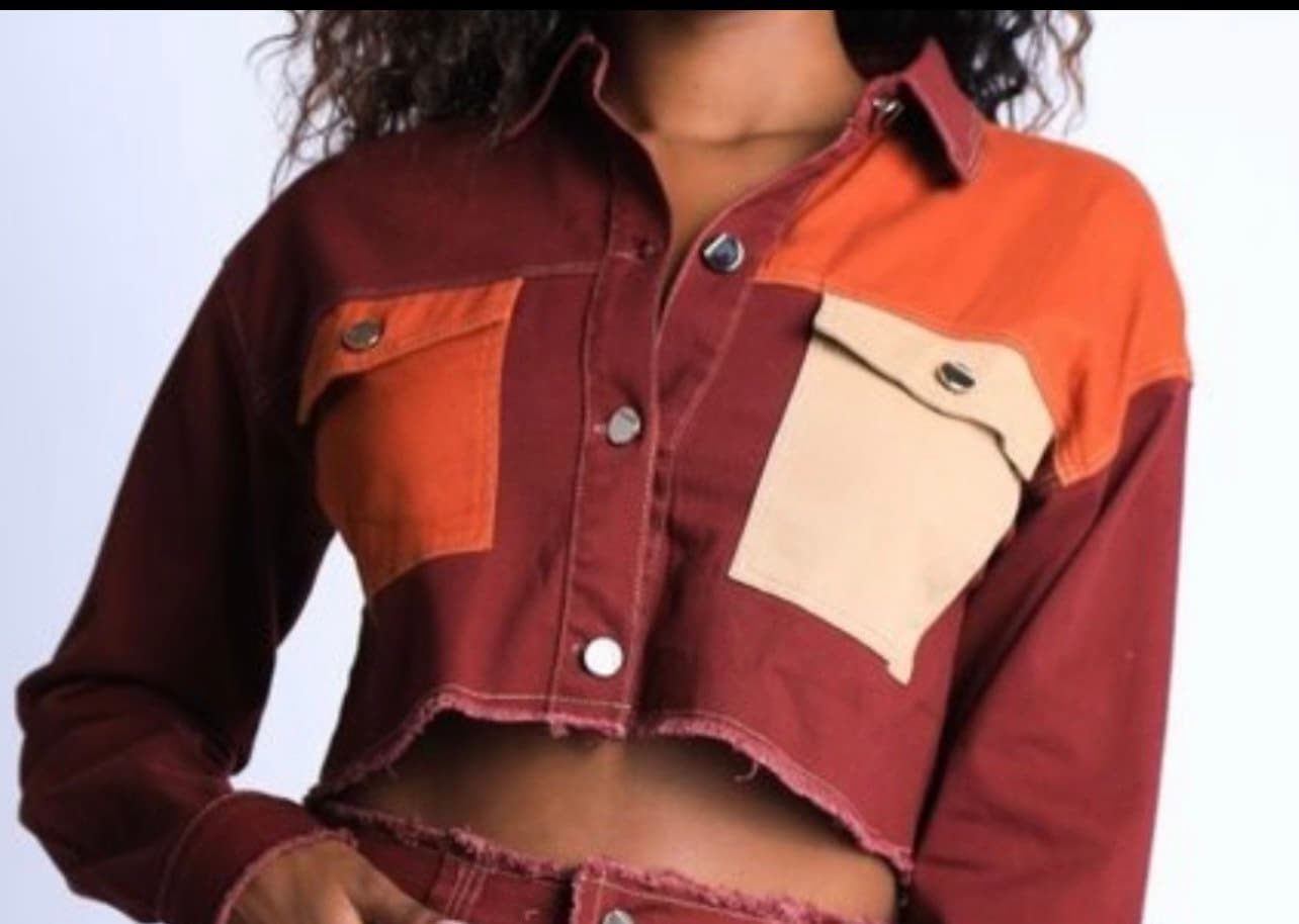 Color Block Patch Jacke Color Block Patch Jacke von AvanciApparel