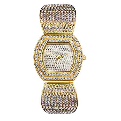 Avaner Damen Uhr Quadratisch Strasssteine: Armbanduhr mit Kristall Ziffern Diamantuhr Diamantgehäuse Abnehmbares Armband Analog Quarzuhr für Frauen Avaner Damen Uhr Quadratisch Strasssteine: Armbanduhr mit Kristall Ziffern Diamantuhr Diamantgehäuse Abnehmbares Armband Analog Quarzuhr für Frauen von Avaner