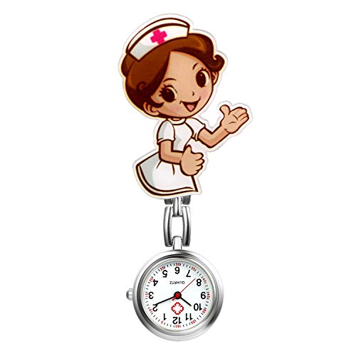 Avaner Krankenschwesteruhr Cartoon Taschenuhr mit Clip Schwesteruhr Kitteluhr FOB Uhr Pflegeruhr Anlog Quarzuhr für Arzt Doktor Krankenschwester Medical Avaner Krankenschwesteruhr Cartoon Taschenuhr mit Clip Schwesteruhr Kitteluhr FOB Uhr Pflegeruhr Anlog Quarzuhr für Arzt Doktor Krankenschwester Medical von Avaner