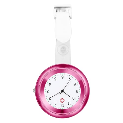 Avaner Krankenschwesteruhr Damen Schwesternuhr mit Clip: Analog Quarzwerk Pflegeruhr mit Pin Ansteckuhr FOB Taschenuhr für Medical Männer Frauen von Avaner