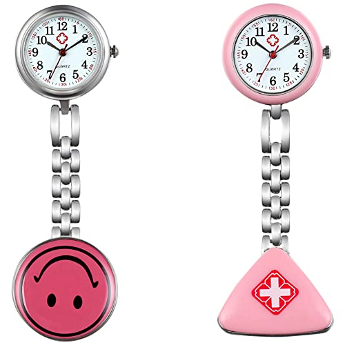Avaner Krankenschwesteruhr Lächelndes Gesicht Design Pflegeruhr FOB Analog Taschenuhr Quarzwerk Pulsuhr Ansteckuhr Unisex Schwesternuhren mit Pin/Clip für Arzt Doktor Medical Avaner Krankenschwesteruhr Lächelndes Gesicht Design Pflegeruhr FOB Analog Taschenuhr Quarzwerk Pulsuhr Ansteckuhr Unisex Schwesternuhren mit Pin/Clip für Arzt Doktor Medical von Avaner