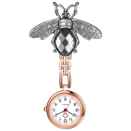 Avaner Krankenschwesteruhr mit Clip Cartoon Bienen: Taschenuhr mit Brosche Schwesteruhr Kitteluhr FOB Uhr Pflegeruhr Anlog Quarzuhr für Arzt Doktor Krankenschwester Medical Avaner Krankenschwesteruhr mit Clip Cartoon Bienen: Taschenuhr mit Brosche Schwesteruhr Kitteluhr FOB Uhr Pflegeruhr Anlog Quarzuhr für Arzt Doktor Krankenschwester Medical von Avaner