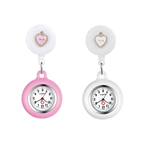 Avaner Krankenschwesteruhr mit Silikongehäuse Damen Taschenuhr FOB Uhr Blumen Herz Design Pflegeruhr Kitteluhr Quarzwerk Pulsuhr Ansteckuhr mit Clip für Arzt Doktor Medical Avaner Krankenschwesteruhr mit Silikongehäuse Damen Taschenuhr FOB Uhr Blumen Herz Design Pflegeruhr Kitteluhr Quarzwerk Pulsuhr Ansteckuhr mit Clip für Arzt Doktor Medical von Avaner