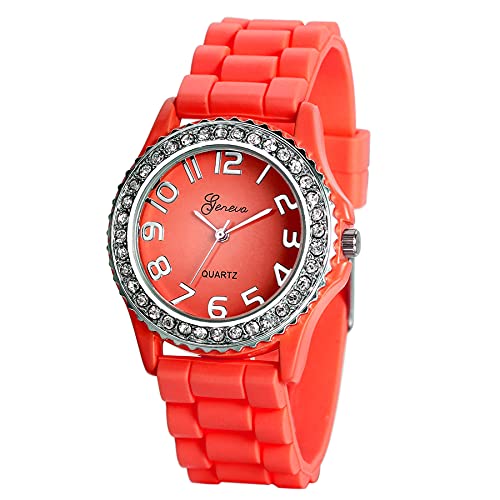 Avaner Damen Armbanduhr Analog Quarzwerk Uhr mit Silikonband Armbanduhr Frauen Wasserdicht Watchs für Damen Mädchen Girls von Avaner