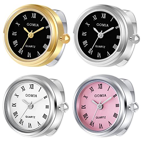 Avaner Ringuhr Fingeruhr mit rundes Gehäuse Mehrfarbiges römisches Zifferblatt Verstellbarer Ring 3ATM Wasserdicht Ring Uhr Finger Uhr ALS GESHCNEKE für Damen Avaner Ringuhr Fingeruhr mit rundes Gehäuse Mehrfarbiges römisches Zifferblatt Verstellbarer Ring 3ATM Wasserdicht Ring Uhr Finger Uhr ALS GESHCNEKE für Damen von Avaner