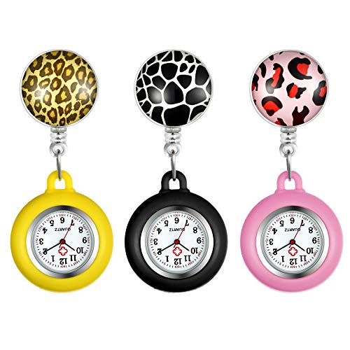 Avaner Schwesternuhren mit Clip Krankenschwester Uhren Pulsuhr Kitteluhr Quarz Ansteckuhr Pflege Uhr mit Abnehmbares Silikongehäuse Damen Taschenuhr für Krankenschwestern Ärzte Medizinisches Personal Avaner Schwesternuhren mit Clip Krankenschwester Uhren Pulsuhr Kitteluhr Quarz Ansteckuhr Pflege Uhr mit Abnehmbares Silikongehäuse Damen Taschenuhr für Krankenschwestern Ärzte Medizinisches Personal von Avaner