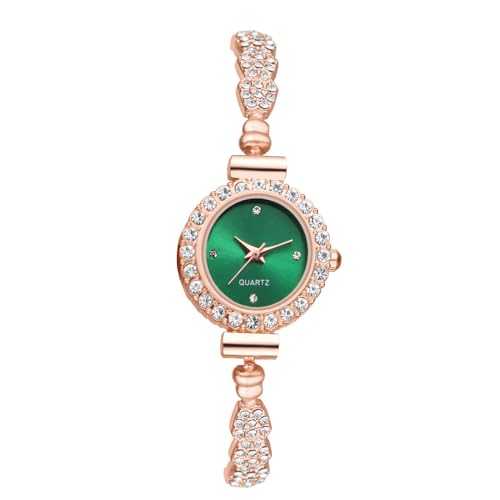 Avaner Uhren Damen Diamant Armband: Damen Armbanduhr mit Analogem Quarz Verstellbares Volldiamantarmband Damenuhr mit Verziertem Zifferblatt für Frauen Als Geschenk von Avaner