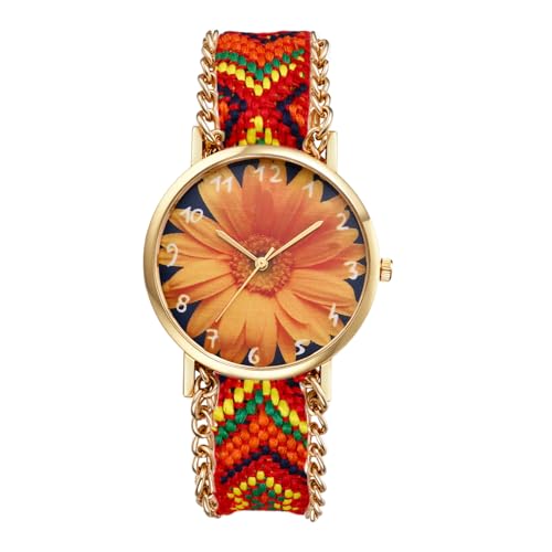 Avaner Uhren Damen Gewebtes Regenbogenarmband: Böhmische Damenarmbanduhr mit Arabischen Ziffern Dream Catcher Damenuhr Analog Quarz Uhr als Geschenk für Frauen Mädchen Avaner Uhren Damen Gewebtes Regenbogenarmband: Böhmische Damenarmbanduhr mit Arabischen Ziffern Dream Catcher Damenuhr Analog Quarz Uhr als Geschenk für Frauen Mädchen von Avaner