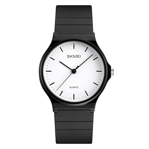 Avaner Uhren Damen Herren Silikon: Schlichte Armbanduhr mit Römischen Ziffernskala Analoger Quarz Uhr als Geschenk für Männer Frauen von Avaner