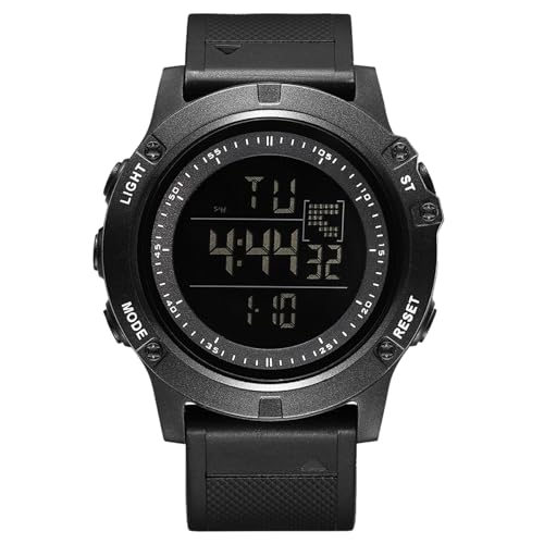 Avaner Uhren Herren Militär Digital: Herrenuhr aus Gummi Taktische Outdoor Armbanduhr mit Datum Wecker Hintergrundbeleuchtung Sportuhr TPU Armband Analog Quarz Uhr Geschenk für Männer Teenager Sohn von Avaner