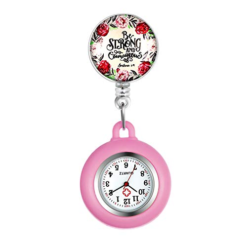 Avaner Krankenschwesteruhr Pflegeruhr Analog Quarzwerk FOB Ansteckuhr mit Pin/Clip Arzt Doktor Medical Taschenuhr aus Silikon Avaner Krankenschwesteruhr Pflegeruhr Analog Quarzwerk FOB Ansteckuhr mit Pin/Clip Arzt Doktor Medical Taschenuhr aus Silikon von Avaner