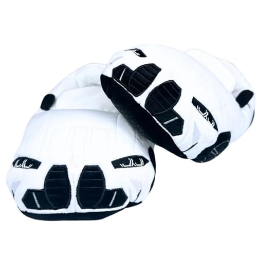 Gemütliche Hausschuhe, Plüsch-Hausschuhe, 2025 Neue Coole Baumwoll-Hausschuhe In Autoform, Coole Baumwoll-Hausschuhe In Autoform, Warme Plüsch-Auto-Hausschuhe (weiß,225mm-265mm) von Avanise