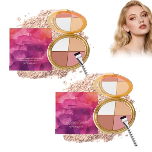 Glowjiu Glow Gallery Highlighting Augen- & Wangenpalette, Glowjiu Highlighting Augen- & Wangenpalette, Lidschatten Und Highlighter (2 Stück) von Avanise