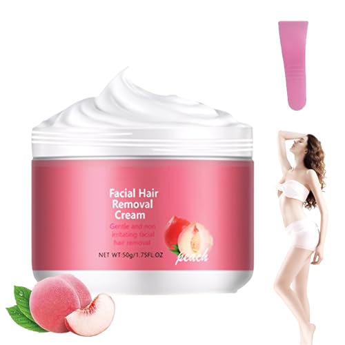 Hairerase Gesichts-Enthaarungscreme, Gesichts-Enthaarungscreme Für Frauen, Sichtbar Glatte Haut in Nur 5 Minuten, Für Alle Hauttypen Geeignet (1 Stück) von Avanise