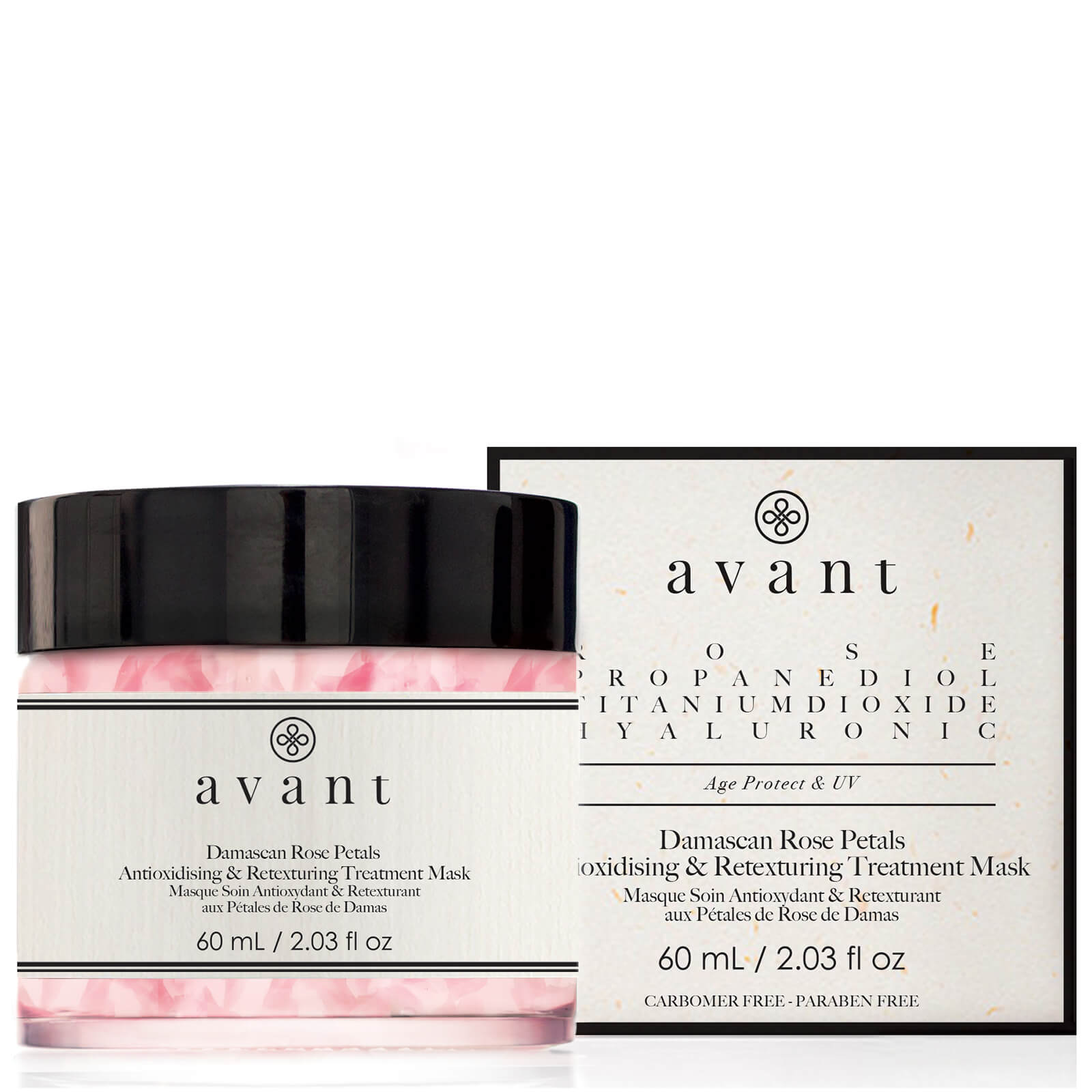 Avant Skincare Damaszener Rosenblüten Antioxidierende und Retexturierende Behandlungsmaske 60ml von Avant Skincare