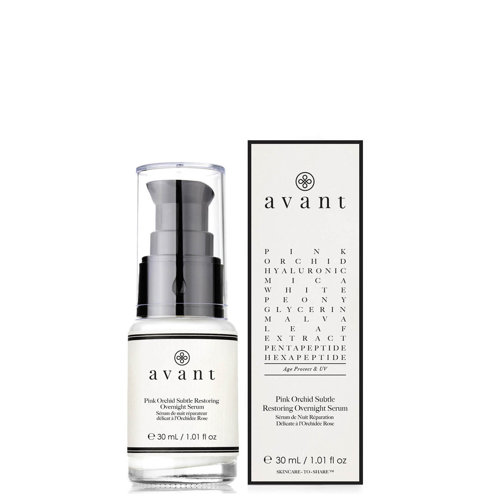 Pink Orchid Subtle Restoring Serum für die Nacht von Avant Skincare