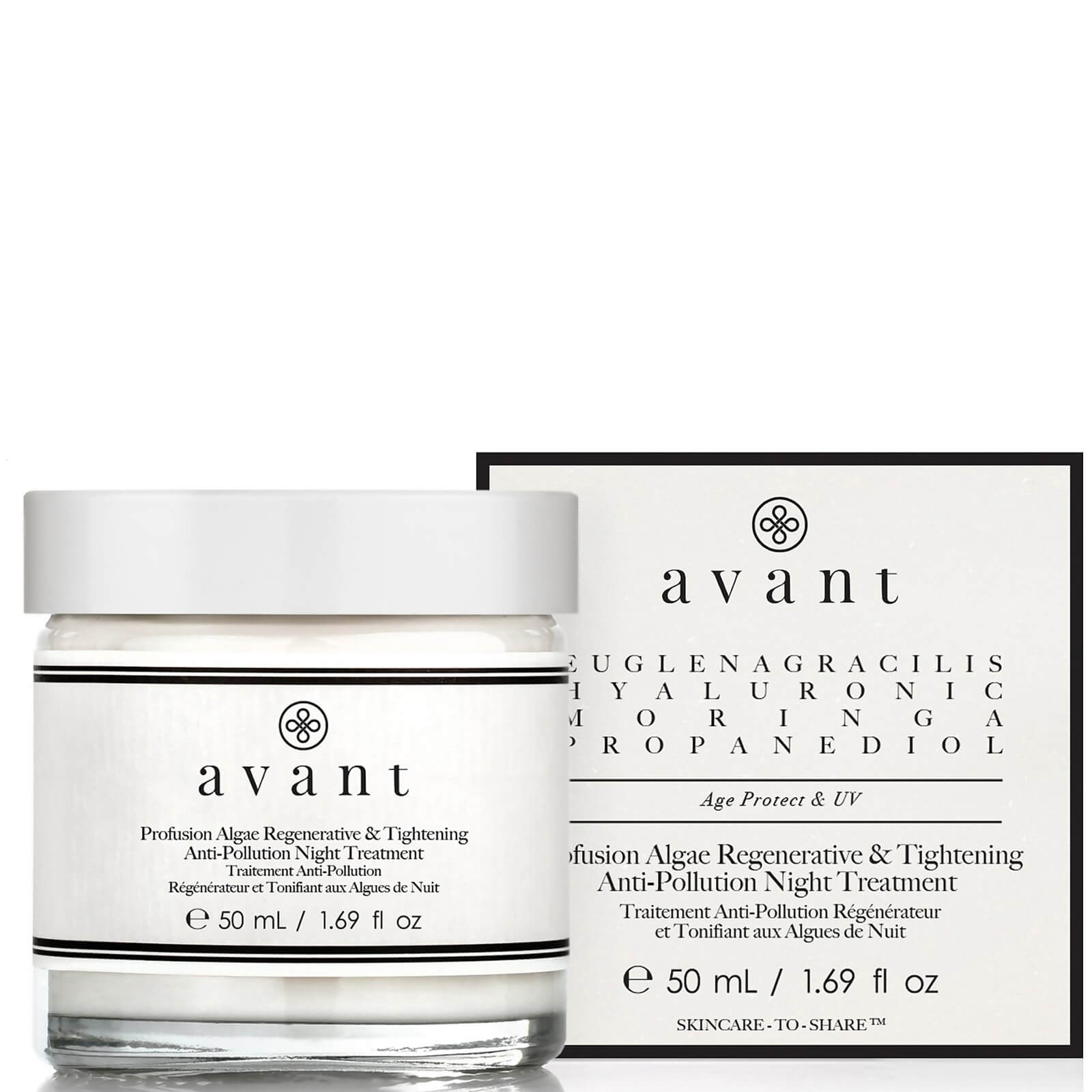 Avant Skincare Profusion Algae Regenerative und straffende Anti-Pollution Nachtbehandlung 50ml von Avant Skincare