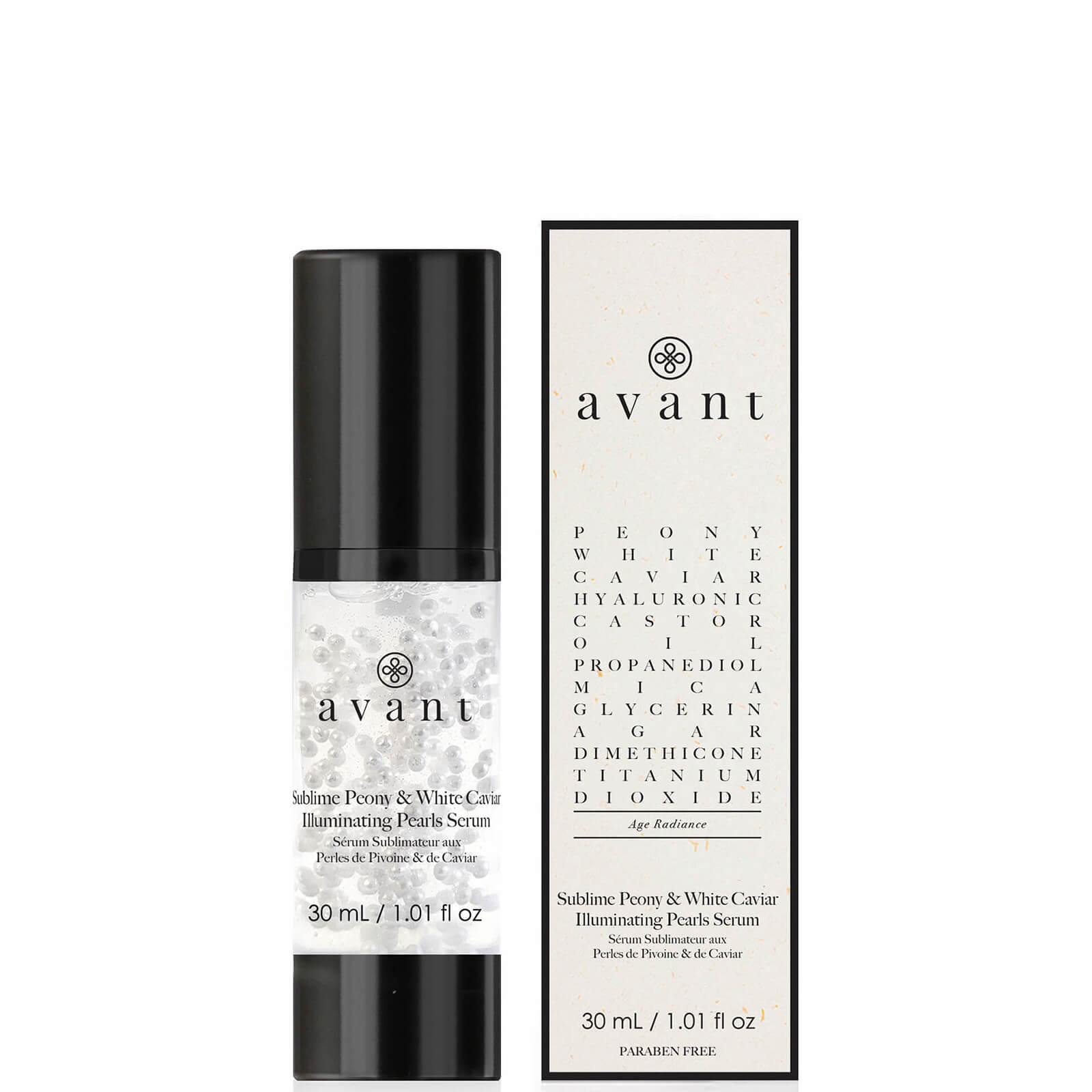 Avant Skincare Sublime Peony and White Caviar Illuminating Pearls Serum 30ml von Avant Skincare