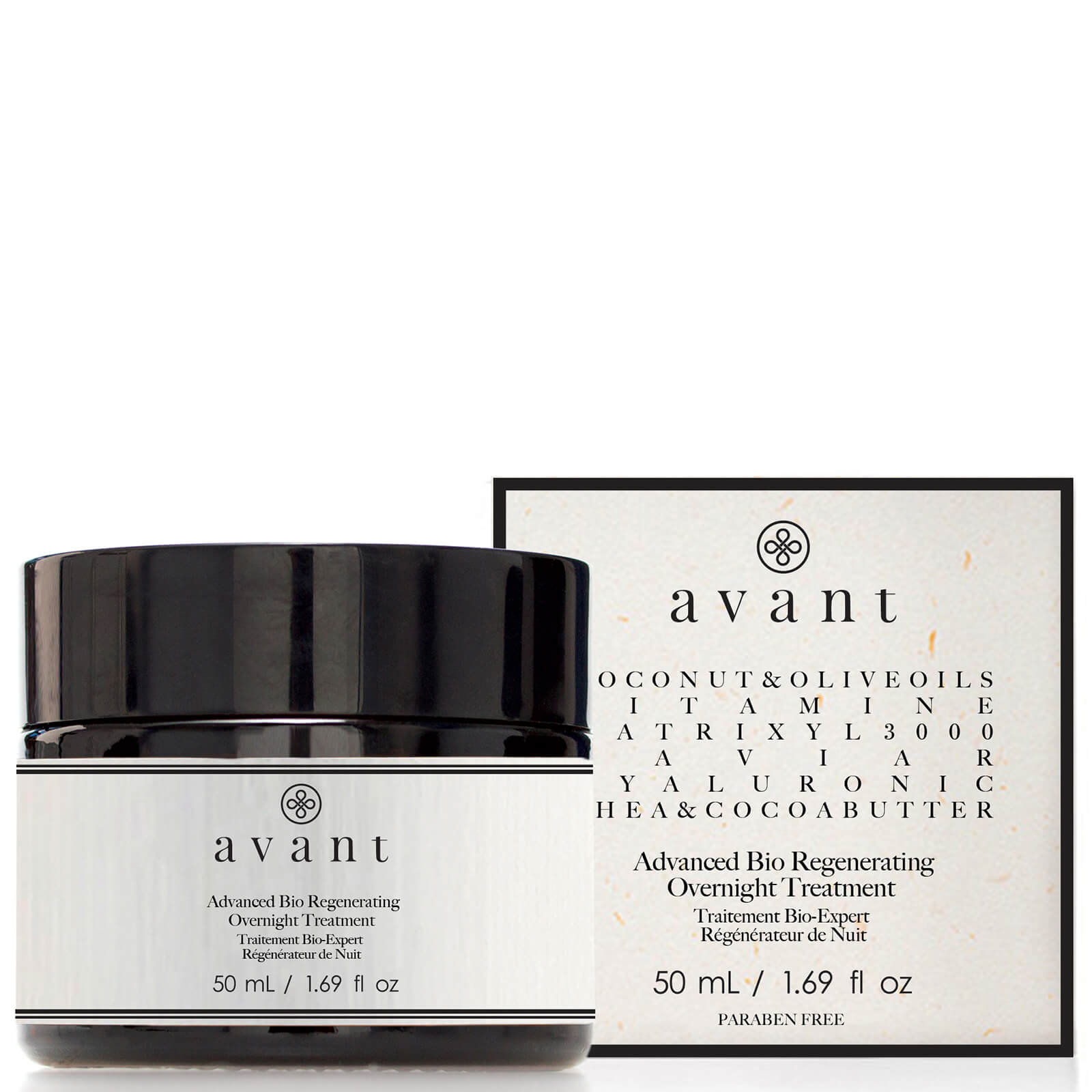 Feuchtigkeitsspendende Anti-Aging Bio Nachtcreme Regenerating von Avant Skincare