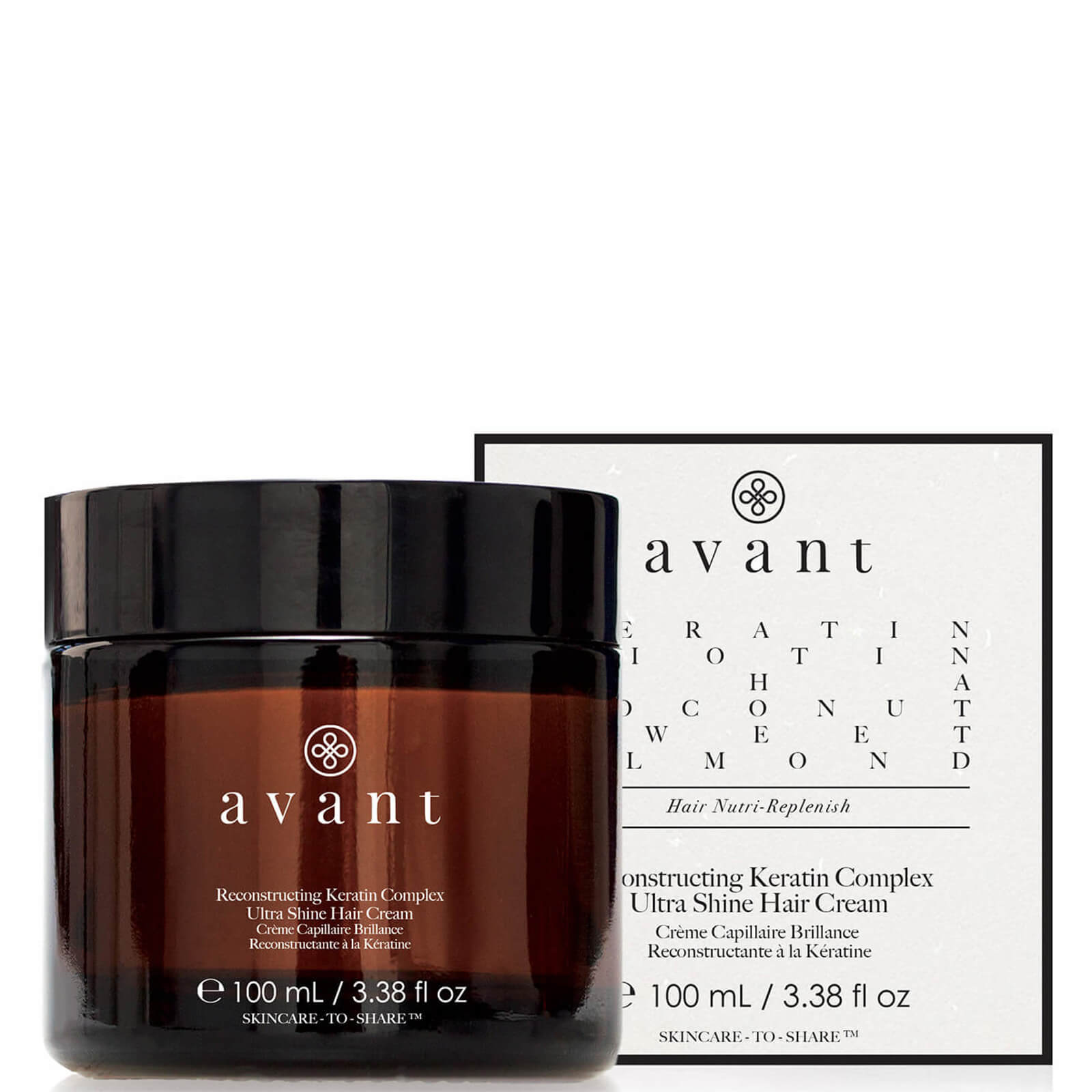 Reconstructing Keratin Complex Ultra Shine Haarcreme von Avant Skincare