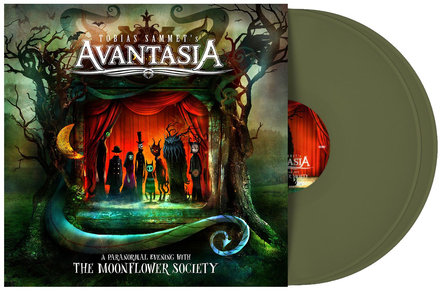 A paranormal evening with the moonflower society von Avantasia - 2-LP (Coloured, Gatefold, Limited Edition) von Avantasia
