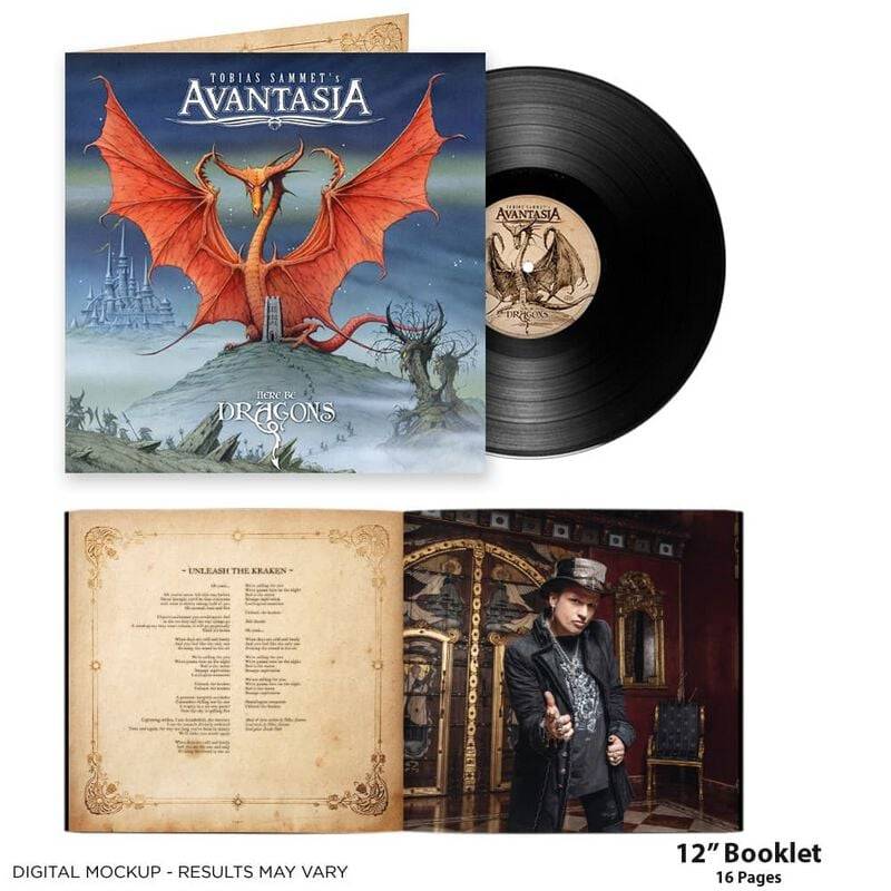 Avantasia Here Be Dragons LP multicolor Avantasia Here Be Dragons LP multicolor von Avantasia