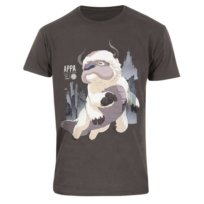 Avatar - Der Herr der Elemente Appa T-Shirt grau in XXL von Avatar - Der Herr der Elemente