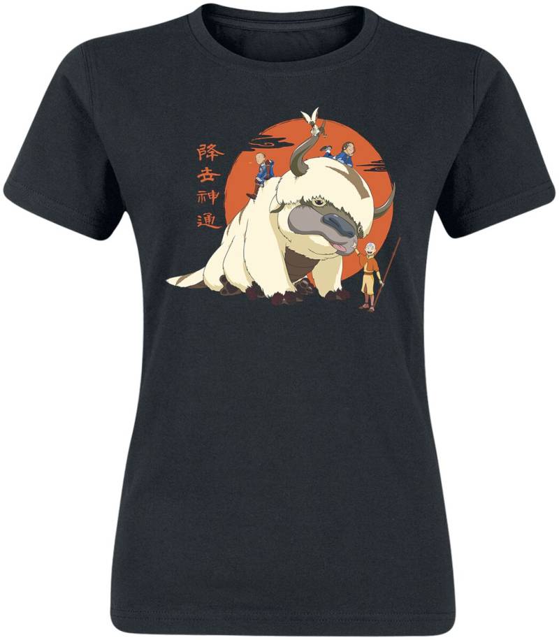 Avatar - Der Herr der Elemente Appa T-Shirt schwarz in M von Avatar - Der Herr der Elemente
