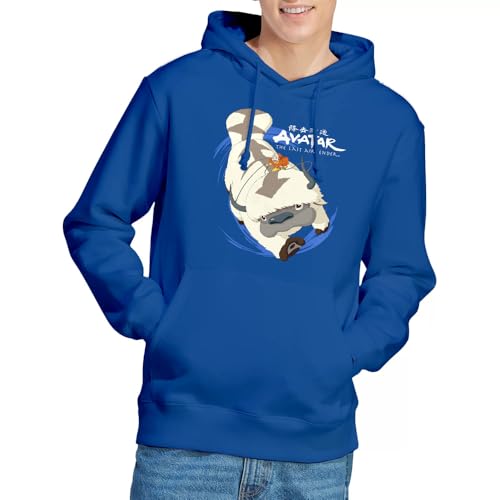 Avatar The Last Airbender Unisex Appa in Flight Hoodie Blue Kapuzenpullover, königsblau, XXL Avatar The Last Airbender Unisex Appa in Flight Hoodie Blue Kapuzenpullover, königsblau, XXL von Avatar The Last Airbender