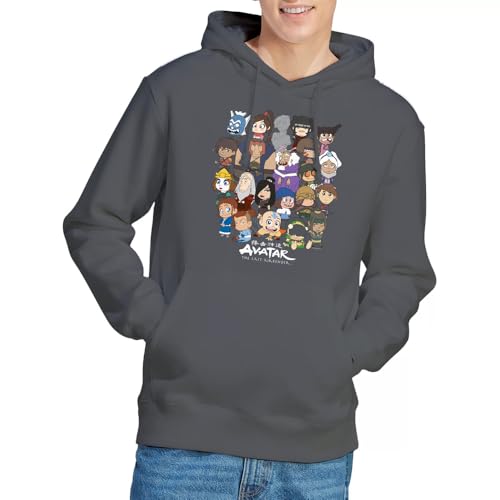 Avatar The Last Airbender Unisex Chibi Group Hoodie Kapuzenpullover, anthrazit, M Avatar The Last Airbender Unisex Chibi Group Hoodie Kapuzenpullover, anthrazit, M von Avatar The Last Airbender