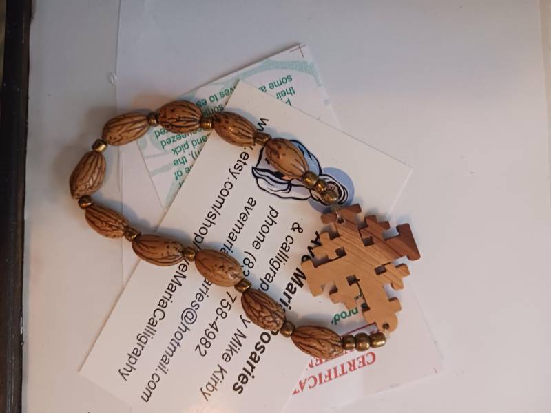 Jerusalem Kreuz Armband Jerusalem Kreuz Armband von AveMariaCalligraphy