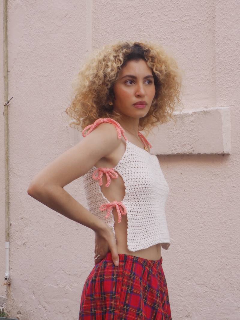 Gehäkeltes Baumwoll Top - Auf Bestellung von avecdesirestudio