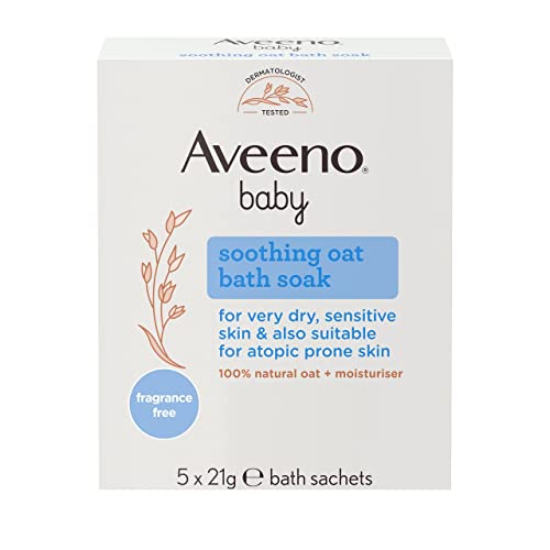 Aveno® Baby Beruhigendes Haferbad Soak 5 x 21 g Beutel von Aveeno Baby