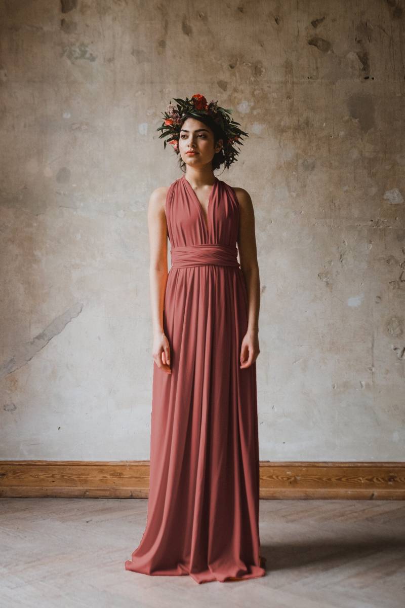 Jerseykleid "Primrose" Lang Infinity Dress Masala von AveevABoutique