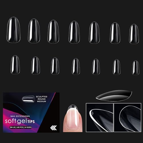 1 Box Weiche Gel Spitzen Zum Aufdrücken Der Nägel Vollständige Abdeckungen Zum Aufkleben Der Nägel Transparente Künstliche Nägel Weiche Gel Nagel Spitzen Für Frauen von Avejjbaey