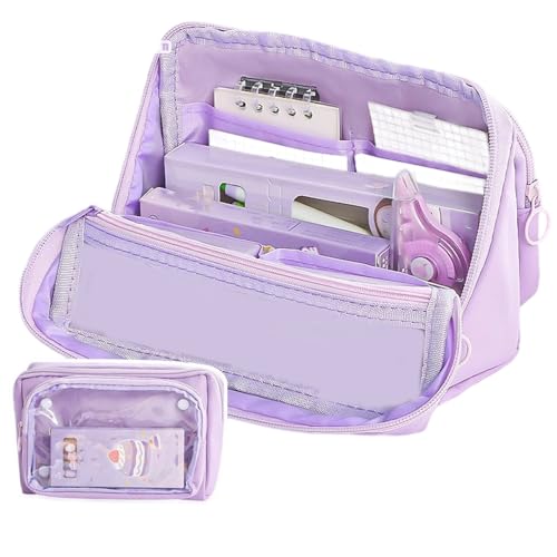 Avejjbaey Ästhetische Stiftbeutel Große Kapazität Bleistift Hülle Einfache Kiste Für Radiergummis Herrscher Marker Aufbewahrungsbeutel Ästhetische Tasche Einfache Box School Office Supplies von Avejjbaey