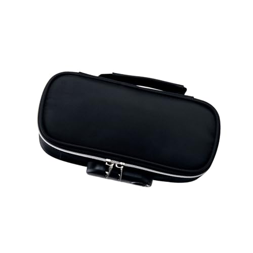 Avejjbaey Bleistiftkoffer Mit Großer Kapazität Mit Lock 4 Fächer Leinwand Stiftbeutel Mehrschichtstift Organisatoren Bag Travel Make Up Tasche Kinderstifte Hülle Mit Sicherheitsschloss von Avejjbaey