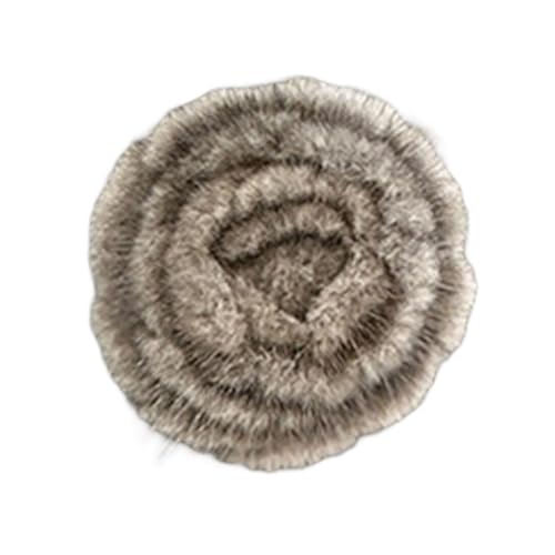 Avejjbaey Blumen-Brosche imitiert Nerz-Plüsch-Brosche, verschiedene Dekorationen, weiche und bequeme Designs, Accessoire für von Avejjbaey