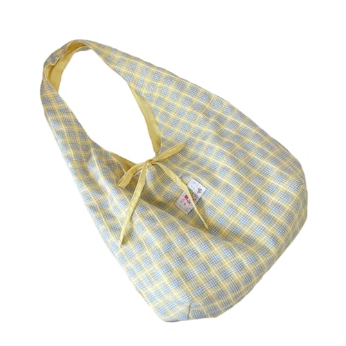 Avejjbaey Damen Umhängetasche Geräumige und stilvolle Achseltaschen Lässige Handtasche für den täglichen Gebrauch und verschiedene Anlässe Praktische Damenhandtasche, gelb, One Size von Avejjbaey