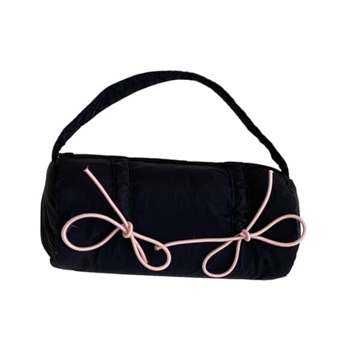Avejjbaey Federmäppchen mit Schleife, mit Griff, großes Fassungsvermögen, Reise-Stift-Organizer, Tasche, Reise-Make-up-Tasche für Studenten, Frauen, Make-up-Tasche, Schwarz Avejjbaey Federmäppchen mit Schleife, mit Griff, großes Fassungsvermögen, Reise-Stift-Organizer, Tasche, Reise-Make-up-Tasche für Studenten, Frauen, Make-up-Tasche, Schwarz von Avejjbaey