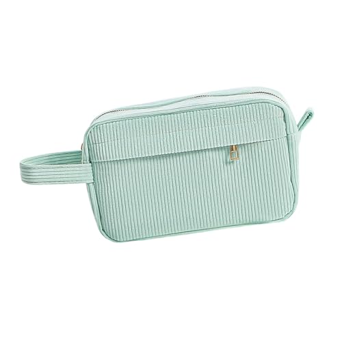 Avejjbaey Koreanische Stile, Federtasche, Cord-Federmäppchen, große Kapazität, Federmäppchen, ästhetisches Federmäppchen, Schule, Bürobedarf, Federmäppchen, ästhetisches Federmäppchen, Stifteetui von Avejjbaey