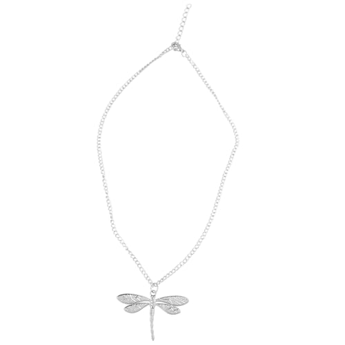 Avejjbaey Mode Choker Mit Dragonflies Anhänger Halskette Charme Mit Zirkon Für Trendige Frauen Damen Geschenk Täglicher Gebrauch Robuster Leichtmetallschmuck von Avejjbaey