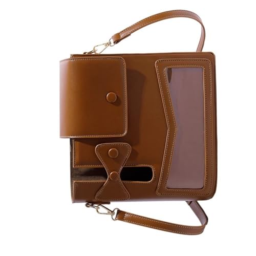 Avejjbaey Mode PU Handtasche Für Frauen Kompakte Wasserflächenkoffer Crossbody Flaschenbecher Haltertasche Alltag Gebrauch Bögen Design Flaschenhaltertasche von Avejjbaey